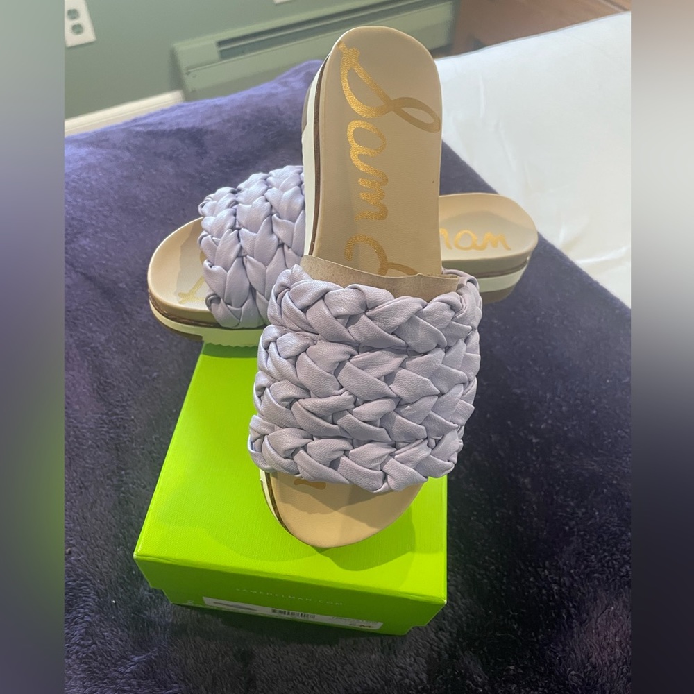 Sam Edelman Purple Braided Sandals